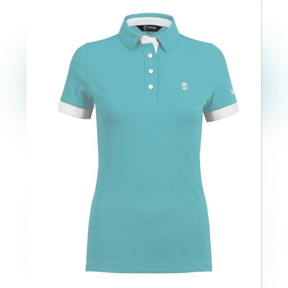 Tredstep- Ladies Performance Polo Shirt/ Color Capri/ NWT/ MSRP $69.00
